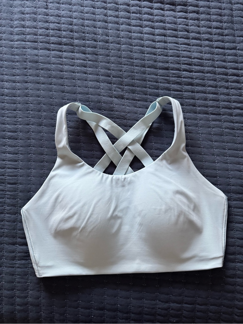 Lululemon Light Blue High Support Sports Bra